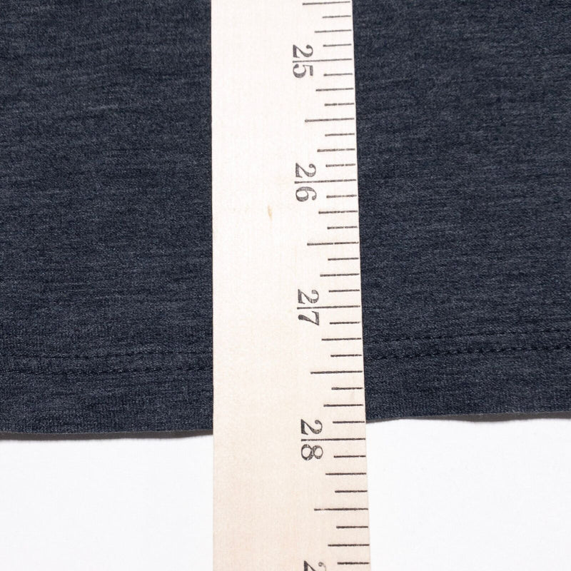 Lululemon Henley T-Shirt Men's Fits Large Heather Gray Long Sleeve Athleisure