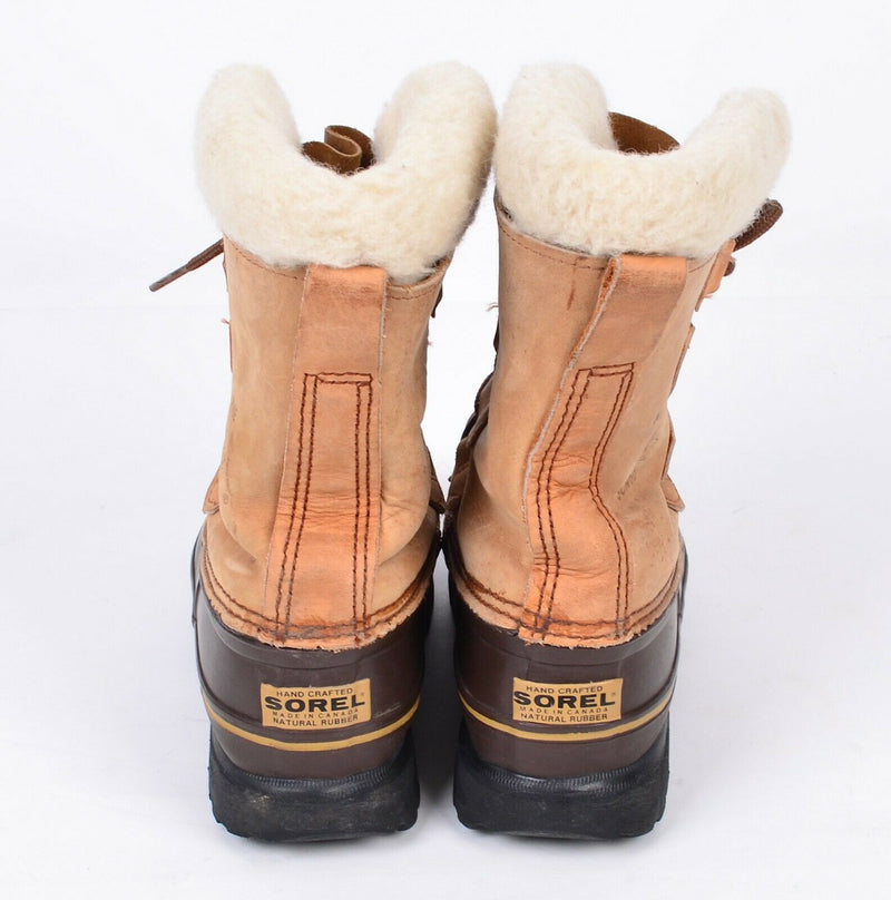 Sorel Women's 7 Alpine Insulated Leather Rubber Duck Canada Winter Snow Boots