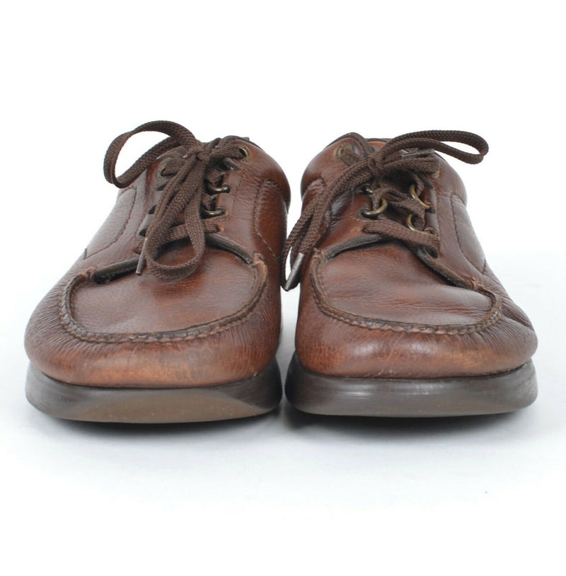 SAS Tripad Comfort Men's 8.5WW Soft Step Brown Orthopedic Lace-Up Walking Shoes