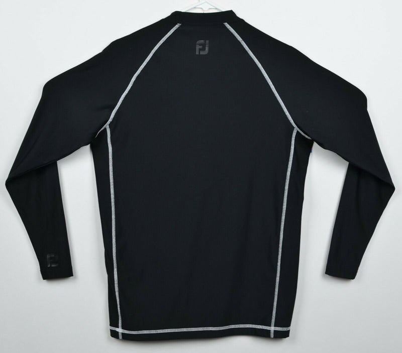 FootJoy Men's Sz Large Thermal Base Layer Black Long Sleeve Golf Top