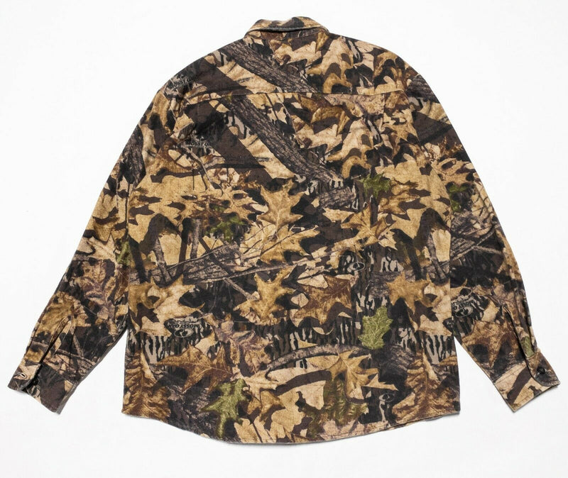 Liberty Mossy Oak Forest Floor Camouflage Chamois Flannel Shirt Men's Large