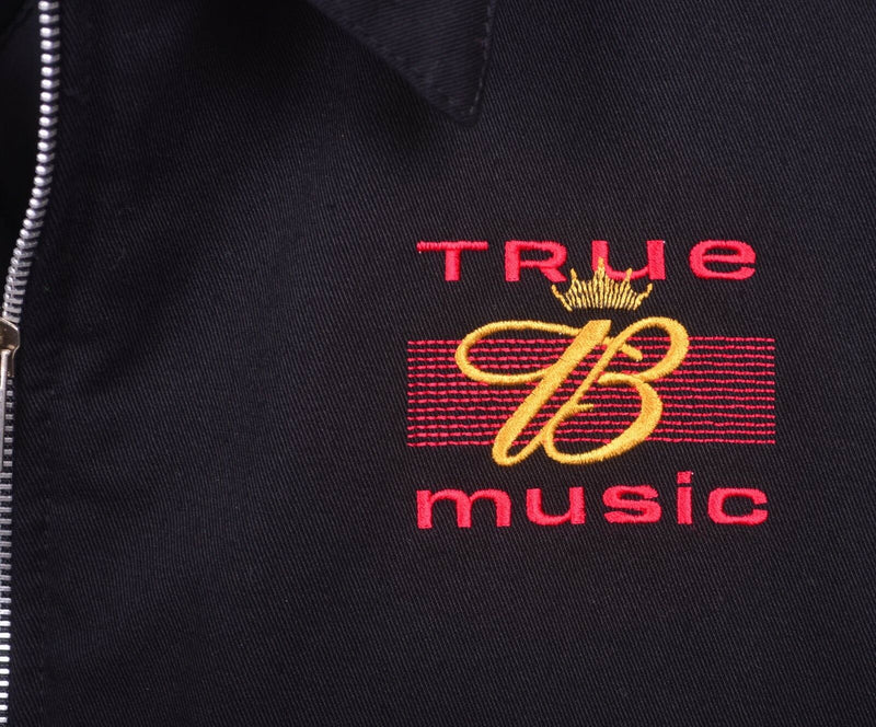 Vtg Budweiser True Music Men's Sz Medium Work Quilted Jacket by Johnny Suede