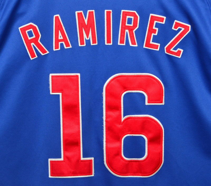 Chicago Cubs Men's 54 (2XL) Aramis Ramirez Majestic Authentic Blue Sewn Jersey