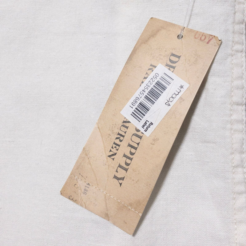 Denim & Supply Ralph Lauren Shirt Men's XL Ox Skull Ivory White Western Button