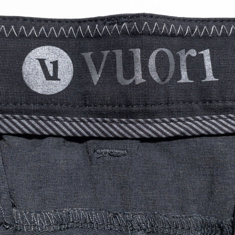 Vuori Aim Shorts Men's 36 Gray Wicking Stretch Belt Loops Pockets Athleisure