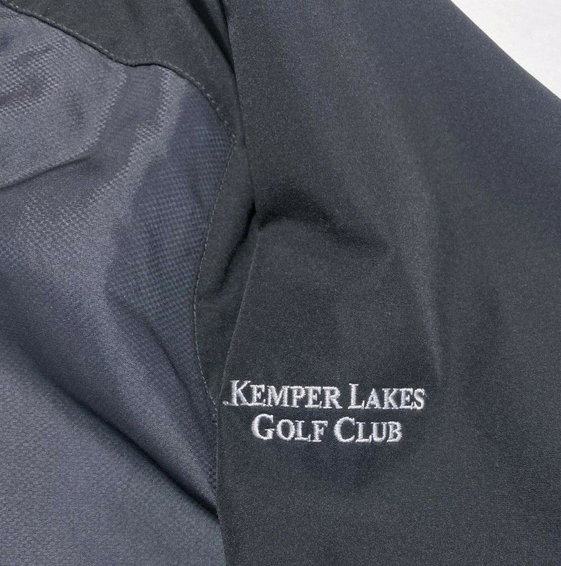 Zero Restriction Jacket Men's XL Golf Tour Series Full Zip Wind Rain Black Gray
