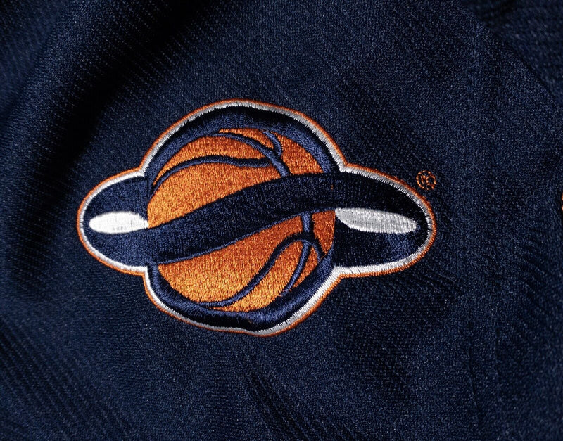 Syracuse Orange Nike Men's 2XL Basketball Snap-Front Warm-Up Shirt Navy Blue