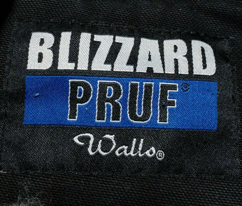 Blizzard Pruf Walls Jacket Canvas Quilt-Lined Insulated Black Work Men's Large