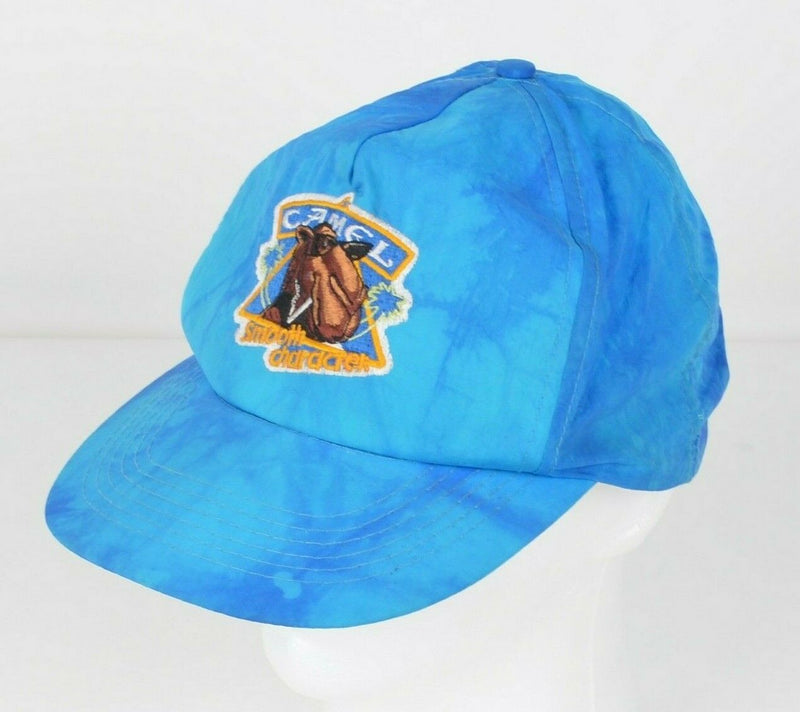 Vtg 90s Camel Smooth Character Men's Cigarette Blue Acid Wash Snapback Hat