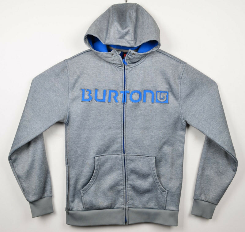 Burton DryRide Men's Small Fleece Lined Snowboard Zip Hoodie Sweatshirt