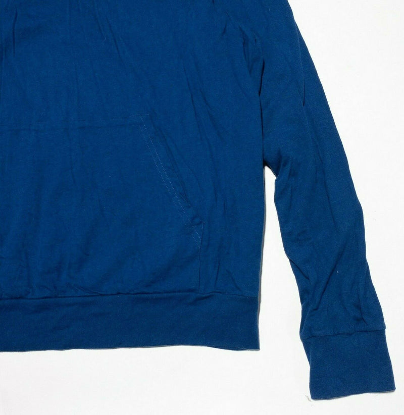 Lacoste Lightweight Hoodie Shirt Blue Pullover Gator Men's 9 (4XL) Regular Fit