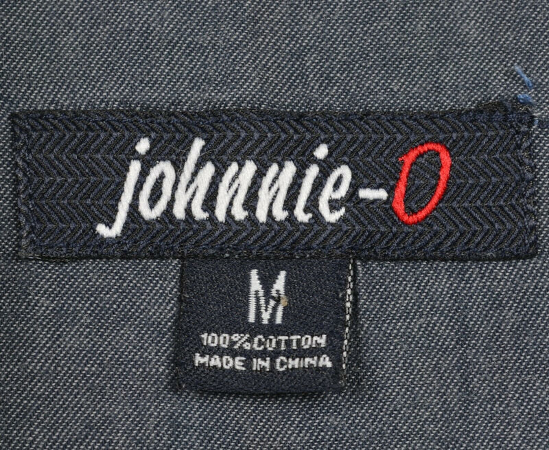 johnnie-O Men's Medium Multi-Color Check Short Sleeve Preppy Button-Down Shirt