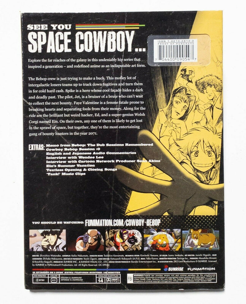 Cowboy Bebop - The Complete Series DVD with Slipcover (Factory Sealed)