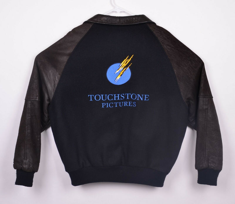 Vtg Touchstone Pictures Men's Sz M Walt Disney Store Wool Leather Varsity Jacket