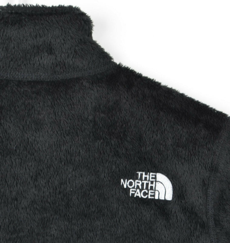 The North Face Summit Series Women's Small Fuzzy Fleece Black Full Zip Jacket