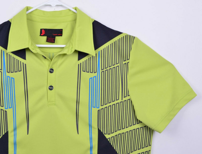 Jamie Sadock Men's Sz Large Geometric Golf Polo Shirt