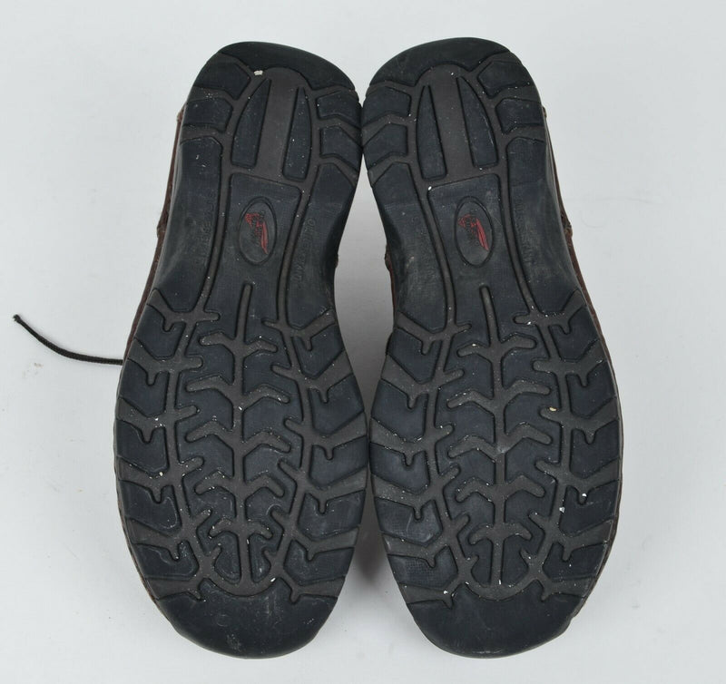 Red Wing Men’s 9D Steel Toe Safety Work Shoe Oil Slip Resistant Brown 6704