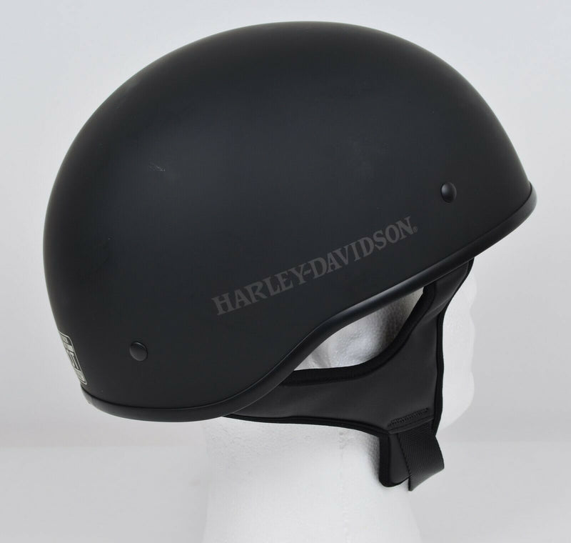 Harley-Davidson Men's Large Low Profile Overdrive Half Helmet Matte 98335-15VM