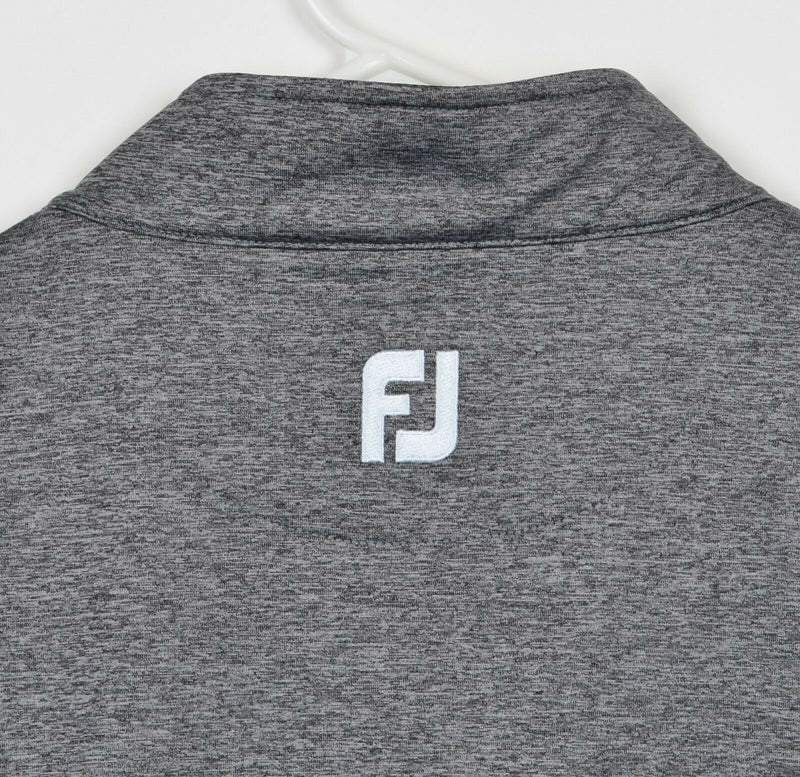 FootJoy Men's Large 1/4 Zip Gray Pullover Sleeveless FJ Performance Golf Vest