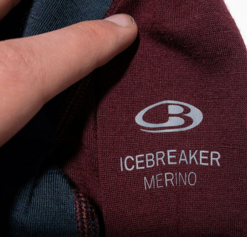 Icebreaker Merino Bodyfit 200 Men's Small Base Layer Crewneck Long Sleeve Gray