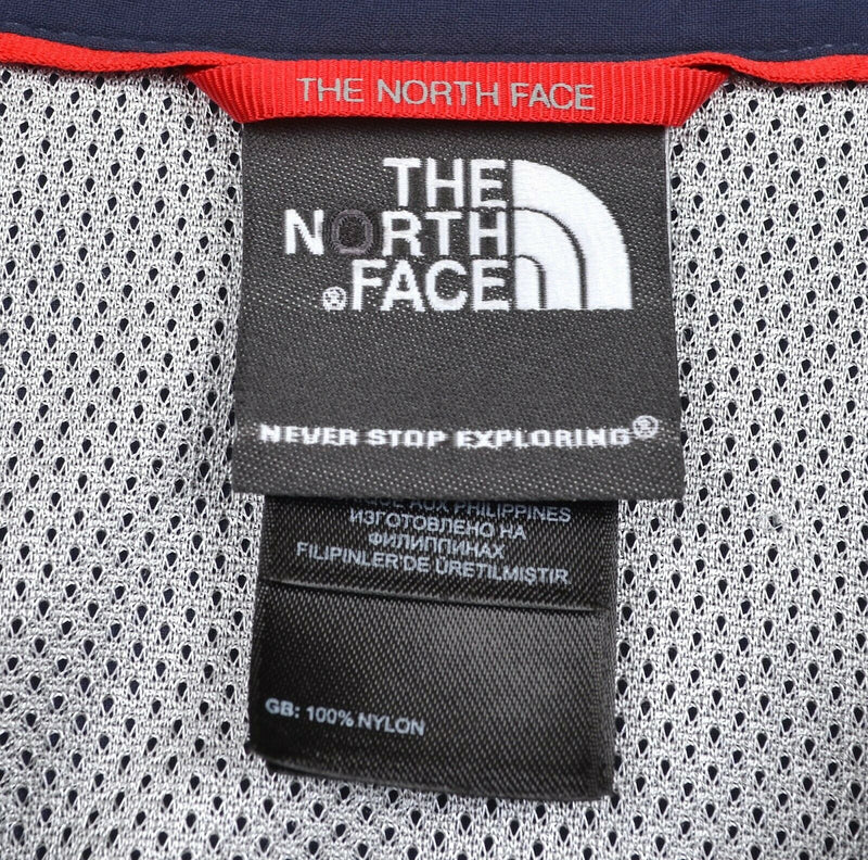 The North Face Men's Medium Vented Navy Blue Fishing Hiking Short Sleeve Shirt