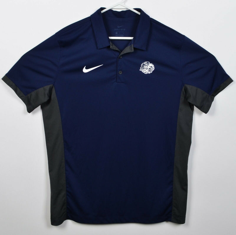 UNC Chapel Hill Men's Large Rams Logo North Carolina Nike Dri-Fit Polo Shirt