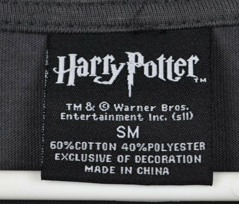 Harry Potter Men's/Adult Small Slytherin Gray Green V-Neck Cardigan Sweater