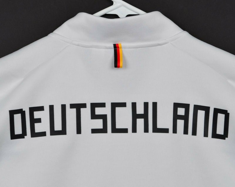 Germany Men's Sz Medium Adidas World Cup White Soccer Football Track Jacket
