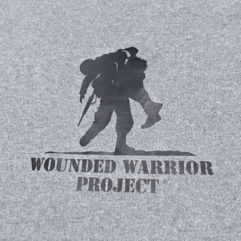 Under Armour Wounded Warrior Project Shirt Men's 3XL Loose HeatGear Gray Wicking