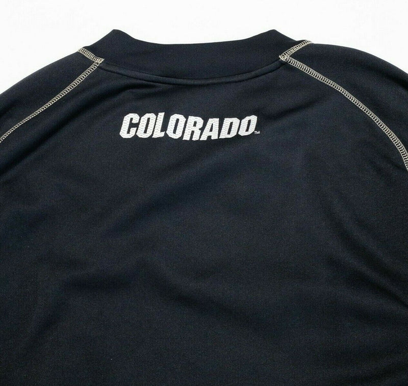 Colorado Buffaloes Sweatshirt Men's Large Nike Team Pullover Warm-Up Black