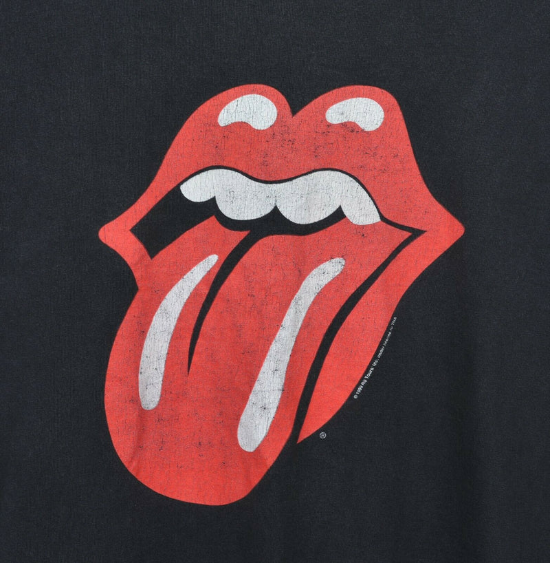 Vtg 1999 Rolling Stones Men's Sz Large No Security Tour 1999 Tongue T-Shirt