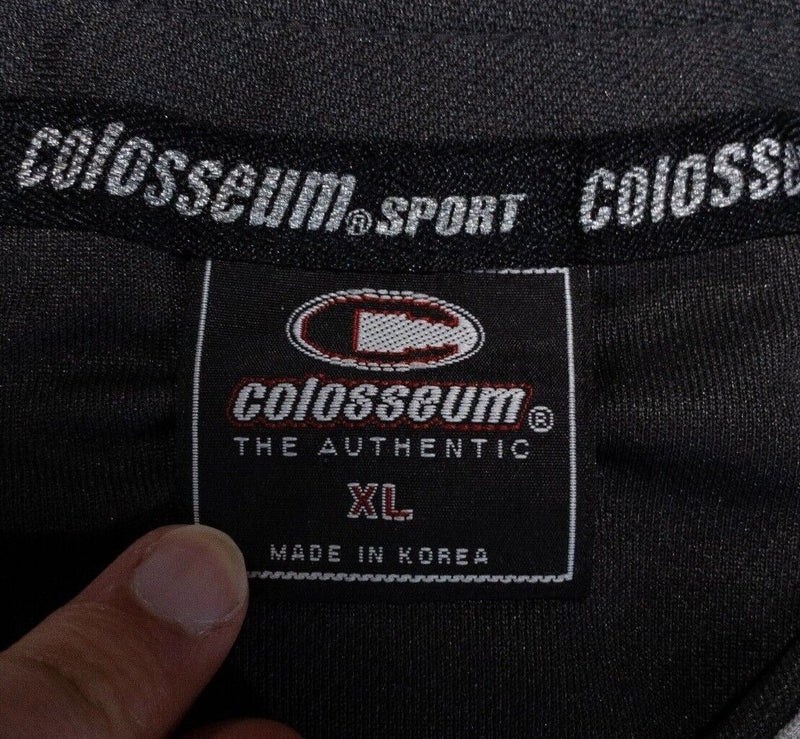 Wisconsin Badgers Baseball Jersey XL Men's Dark Gray Colosseum Athletics Sports