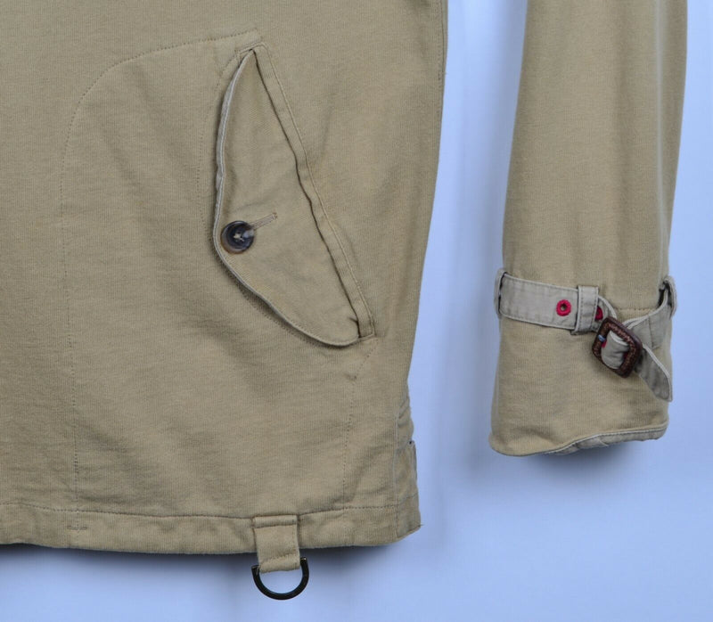 Polo Ralph Lauren Men's Medium Hunting Safari Padded Shoulder Polo Shirt