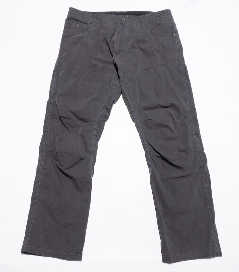 Kuhl Cargo Pants Men's 36x32 Cotton Nylon Blend Stretch Outdoors Hiking Gray