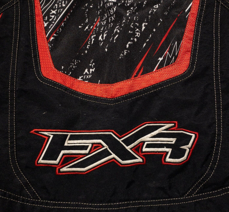 FXR Racing Jacket Men's Large Snowmobile Helix Polaris Black Red SHELL ONLY