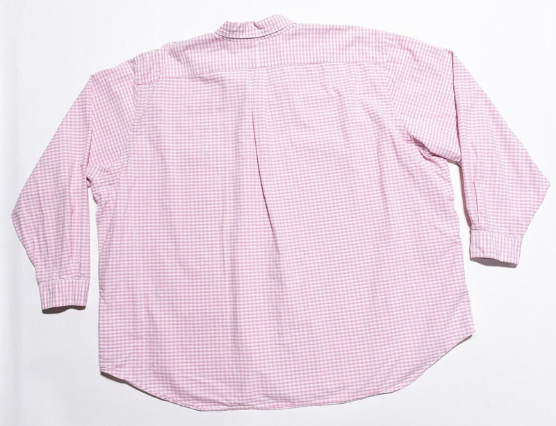 Polo Ralph Lauren Shirt Men's 4XB Big Classic Fit Pink Check Gingham Button-Down