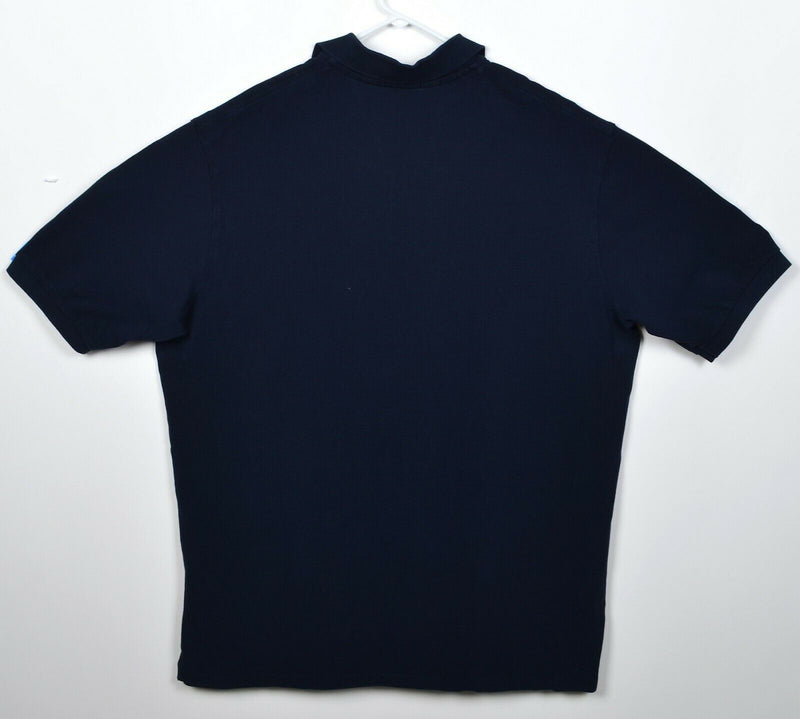 Polo Ralph Lauren Men's 2XLT Tall Big Pony Solid Navy Blue Polo Shirt