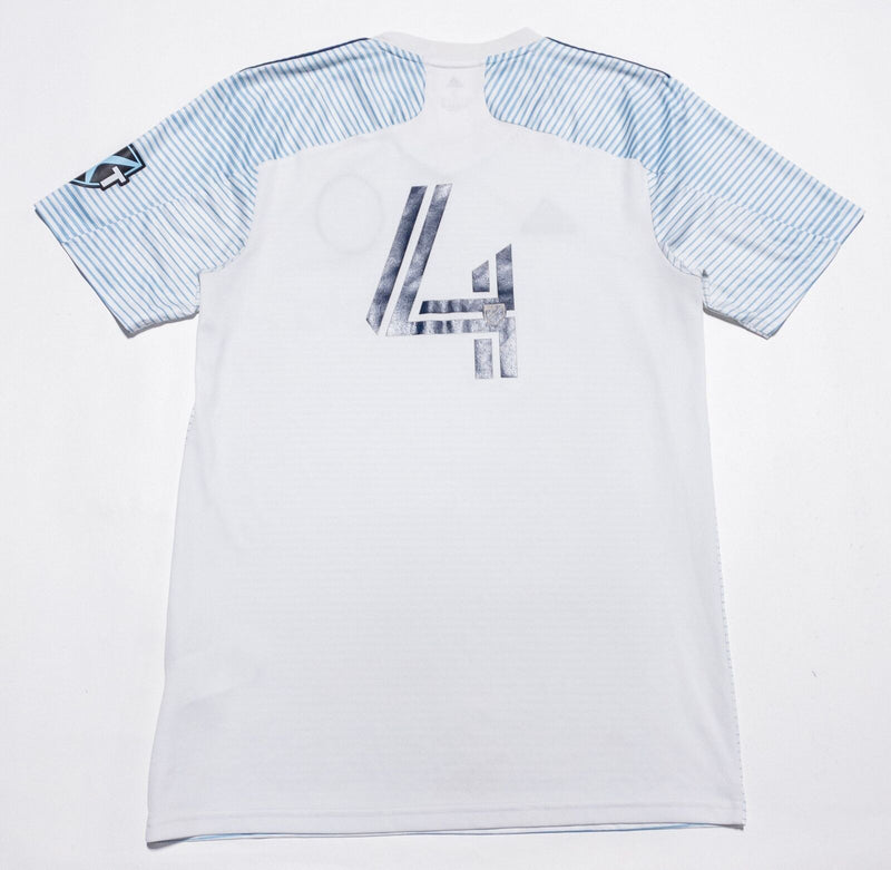Chicago Fire FC Adidas Jersey Men's Small PrimeGreen White Blue Star MLS Next