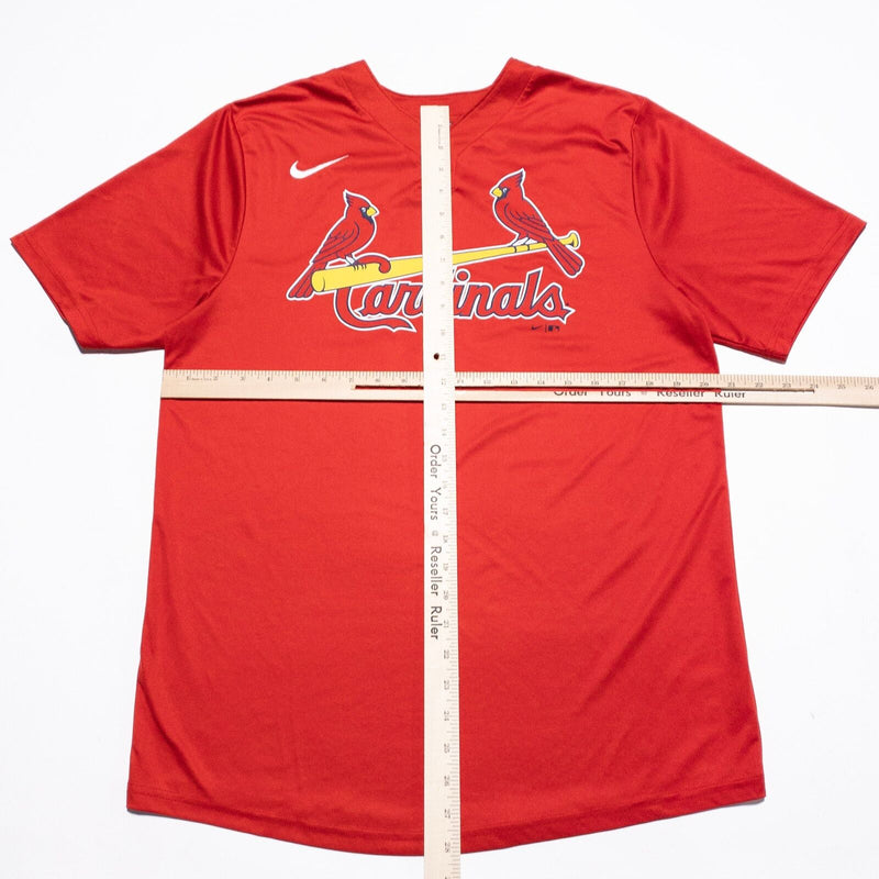 St. Louis Cardinals Nike Jersey Men's Medium 1-Button MLB Baseball Solid Red