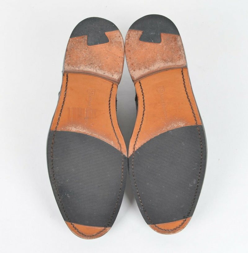 Allen Edmonds "Whitney" Wingtip Oxfords 9.5 D Dark Brown Leather Dress Shoes
