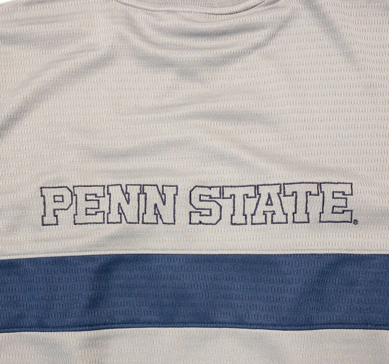 Penn State Nittany Lions Shirt Men's Small Nike Dri-Fit Long Sleeve Team Gray