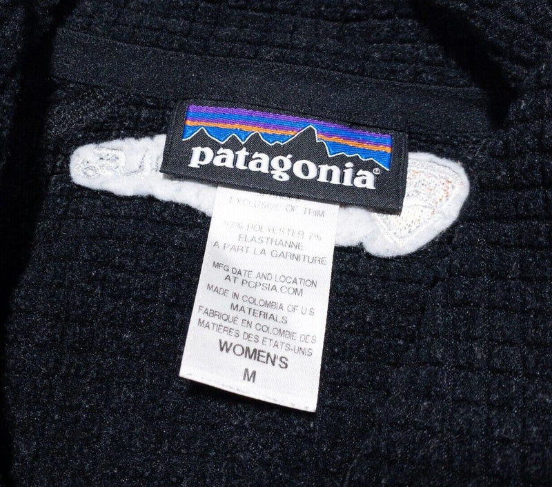 Patagonia R1 Jacket Women's Medium Regulator Pullover Fleece Black Outdoor 40117
