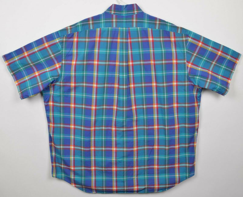 Polo Ralph Lauren Men's 2XL Multi-Color Plaid "Blake" S/S Button-Down Shirt