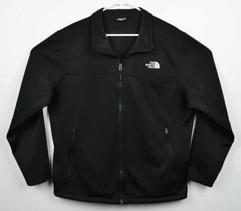 The North Face Apex Men's XL Solid Black Full Zip Softshell Canyonwall Jacket