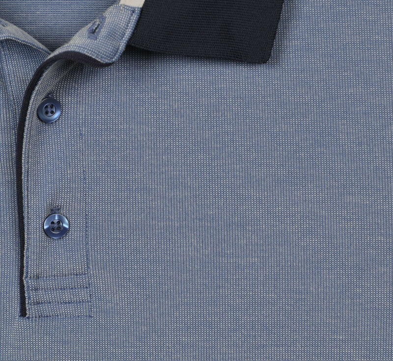 KJUS Men's Sz Small (48) "Sami" Blue UPF 30+ Short Sleeve Golf Polo Shirt