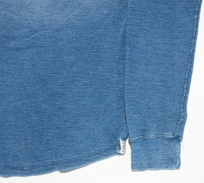Lucky Brand True Indigo Crewneck Faded Ombre Blue Shirt Men's Medium