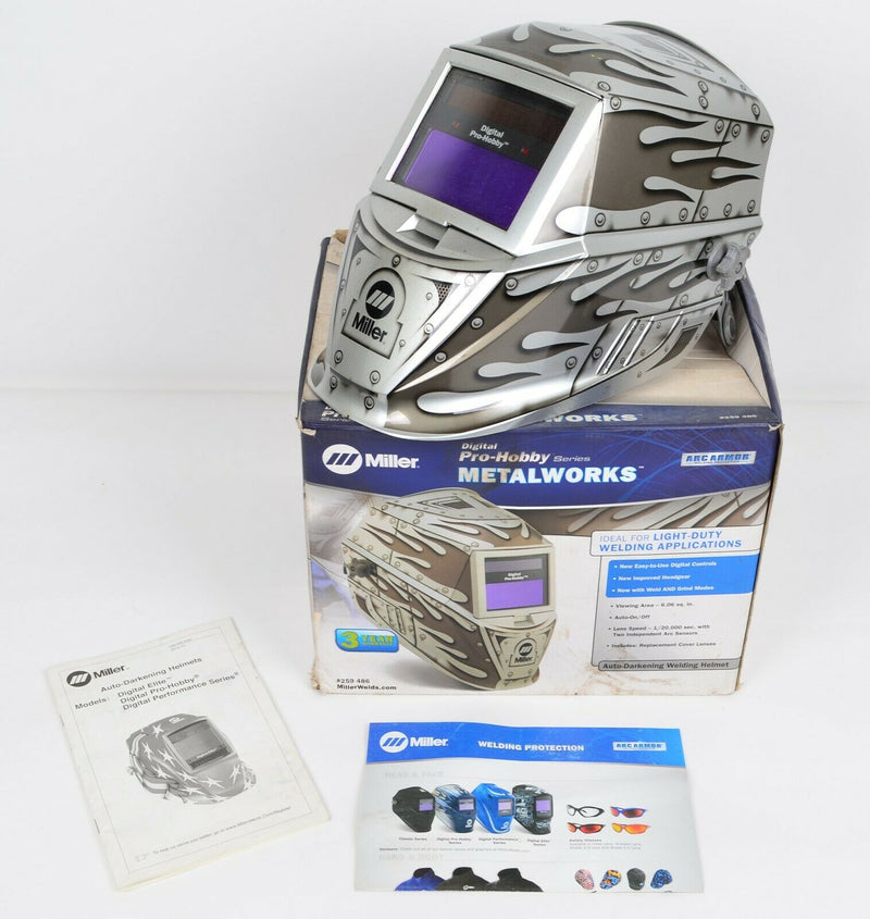 Miller Welding Helmet Digital Pro-Hobby Series Metalworks Welder Shield Mask