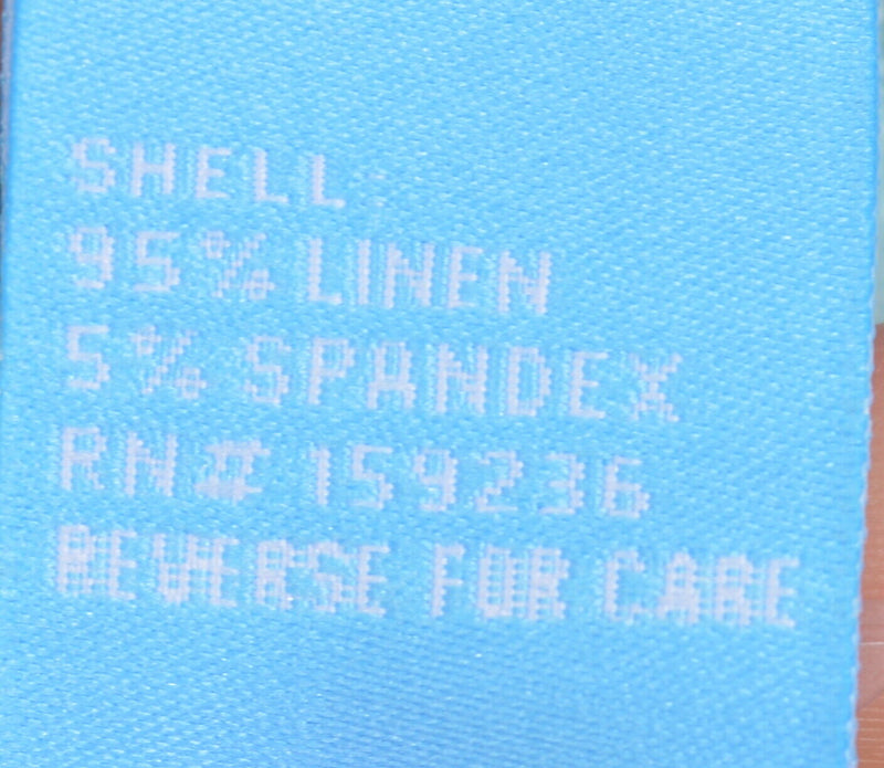 J. Mclaughlin Men's Medium Linen Spandex Heather Aqua Blue Pocket Polo Shirt