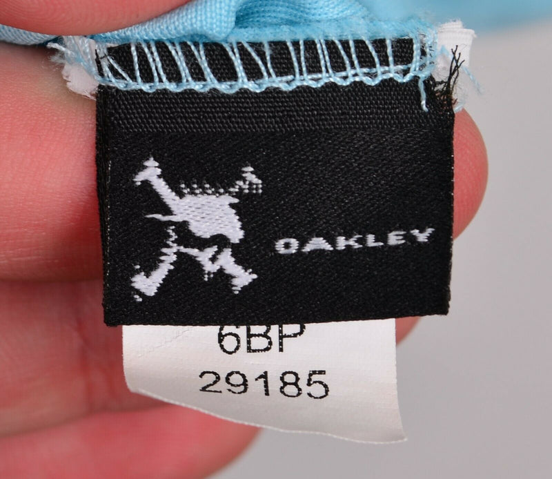 Oakley Hydrolix Men's Sz Large Regular Fit Light Blue Golf Polo Shirt