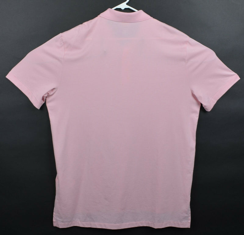 Polo Golf Men's Sz Large Ralph Lauren Wicking Solid Pink Golf Polo Shirt